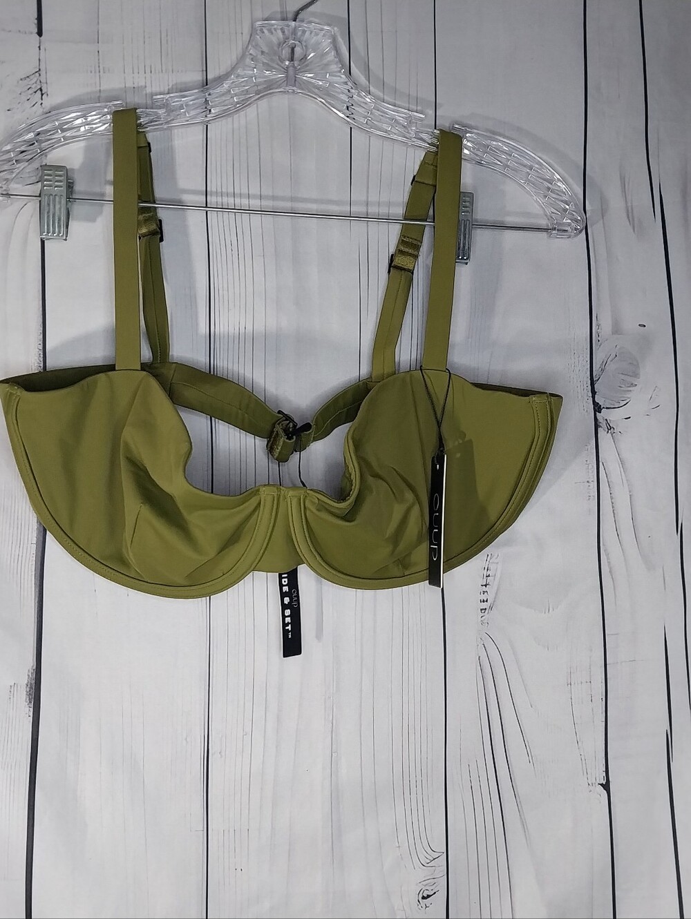 Cuup f Fern Olive Underwire Bikini Top